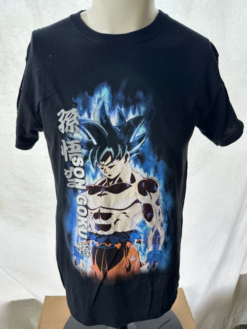 Dragon Ball Z Son Goku Vegeta Gohan Trunks Men's Black Shirt Medium Toei Animati